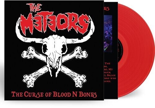 METEORS - THE CURSE OF BLOOD N BONES (RED VINYL)
