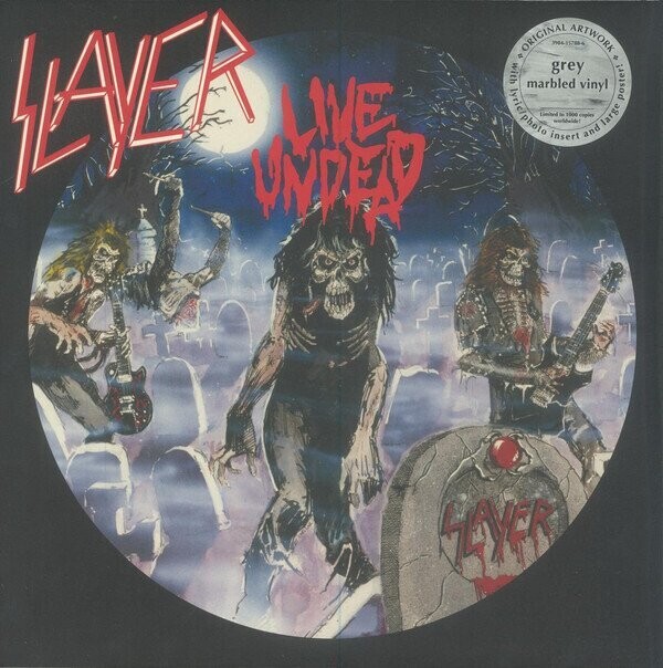 Slayer ‎– Live Undead (GREY MARBLED VINYL)