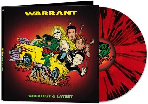 Warrant – Greatest & Latest (BLACK AND RED SPLATTER VINYL)