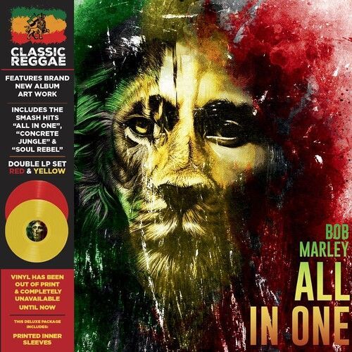 BOB MARLEY -ALL IN ONE (DOUBLE LP, RED & YELLOW VINYL)