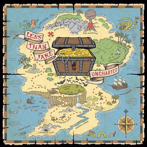 Less Than Jake – Uncharted (YELLOW MARBLE VINYL)