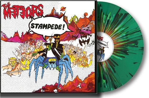 The Meteors  – Stampede! (GREEN SPLATTER VINYL)