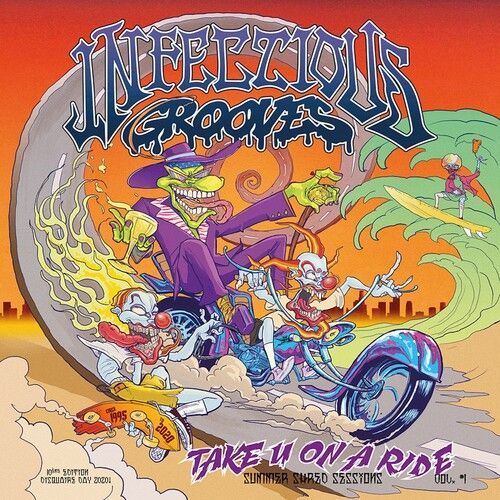 Infectious Grooves – Take U On A Ride - Summer Shred Sessions, Vol.1 (GREEN W/PURPLE VINYL)