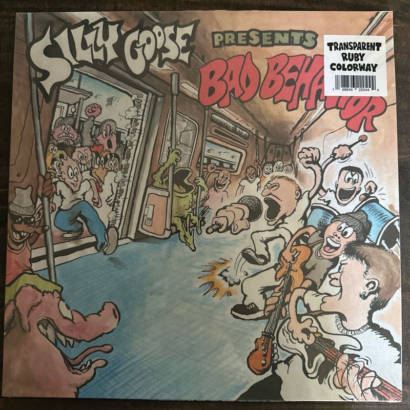 Silly Goose  ‎– Bad Behavior (TRANSPARENT RUBY VINYL)