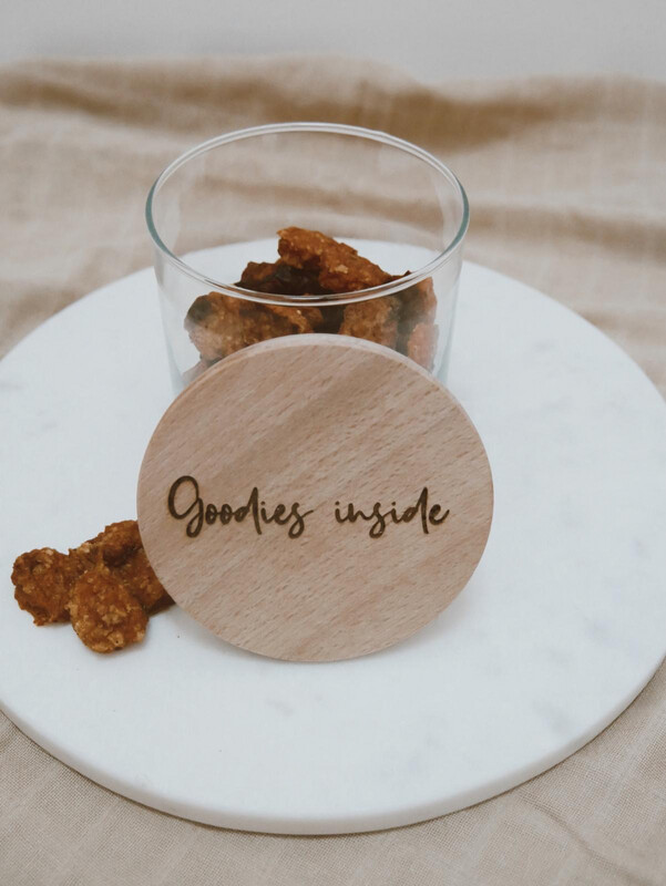 Vorratsglas "Goodies inside"
