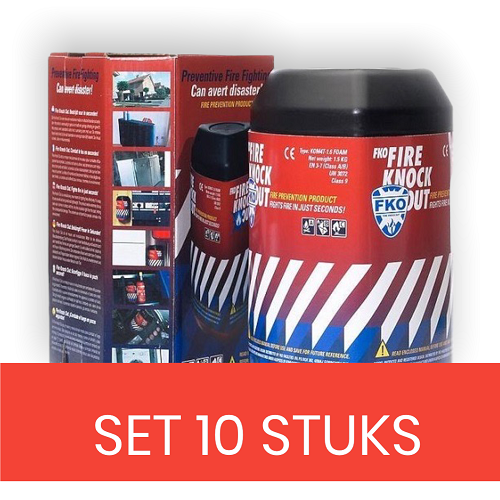 Fire Knock Out FKO set 10 stuks Fire Knock Out FKO set 10 stuks