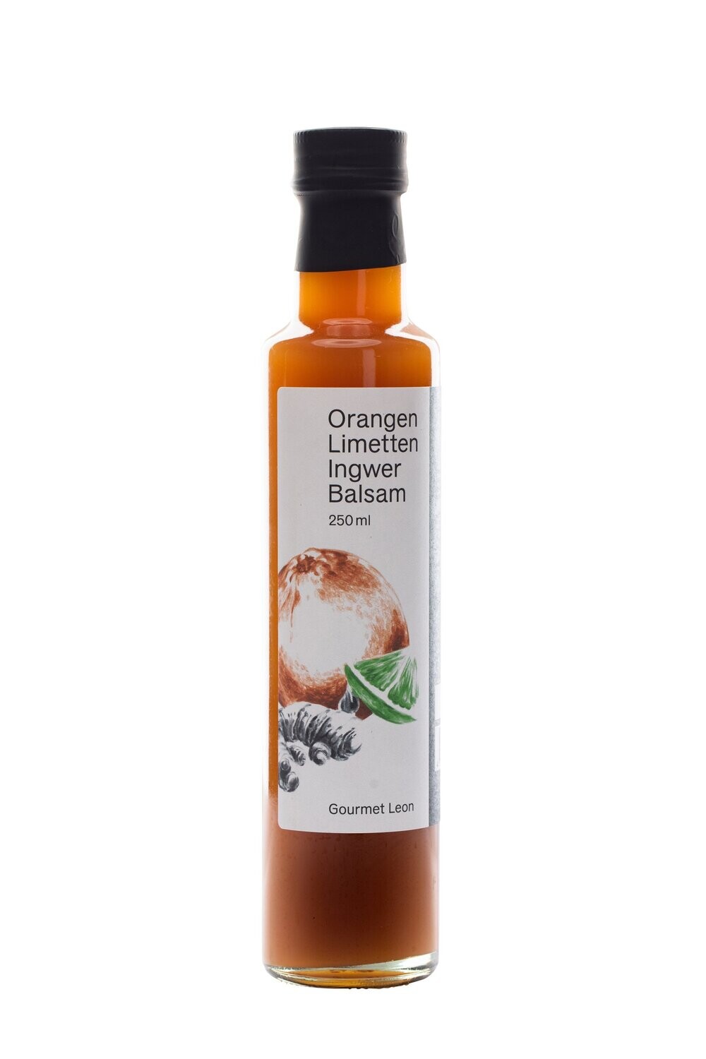 Gourmet Leon, Orangen-Limetten-Ingwer Balsam, 250 ml in Flasche (Grundpreis 35,80 EUR / 1 L)