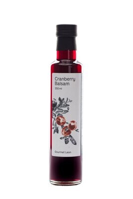 Gourmet Leon, Cranberry Balsam, 250 ml in Flasche
(Grundpreis 35,80 EUR / 1,0 L)