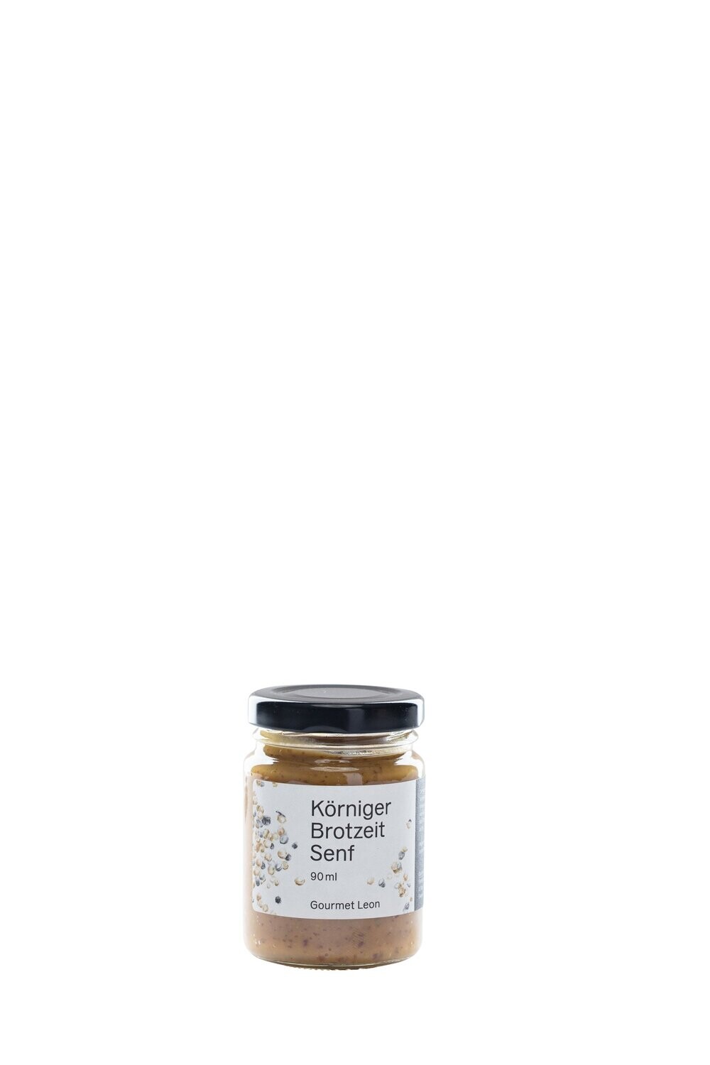 Gourmet Leon, Körniger Brotzeit Senf 90 ml (Grundpreis 46, 10 EUR / 1 L)