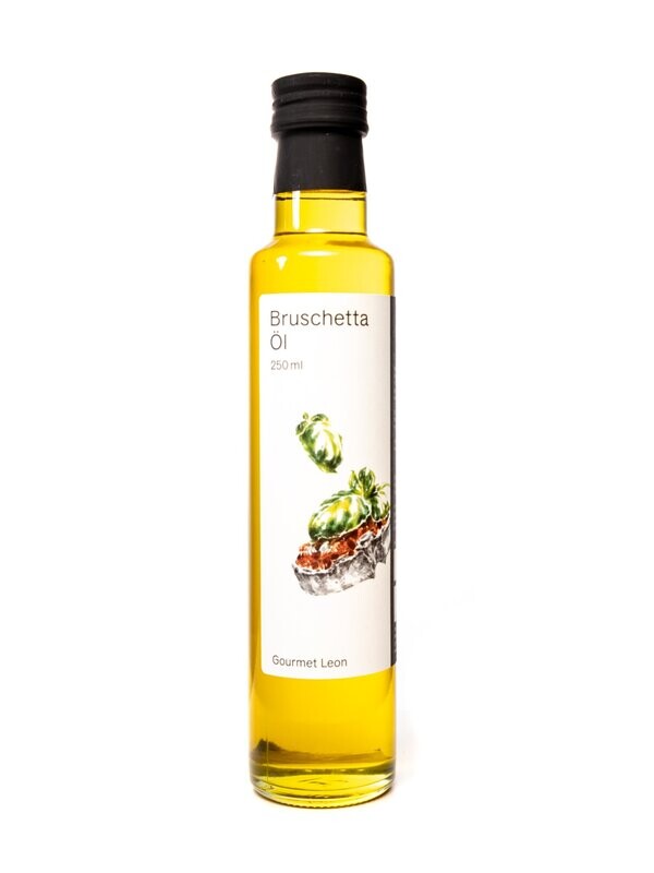 Gourmet Leon Bruschetta Öl, 250 ml (Grundpreis 31,80 € / 1 L) Gourmet Leon Bruschetta Öl, 250 ml (Grundpreis 31,80 € / 1 L)