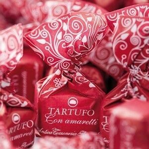 Greenomic, Tartufo Amaretti, Schokoladentrüffel aus dem Pimont, Stück Greenomic, Tartufo Amaretti, Schokoladentrüffel aus dem Pimont, Stück