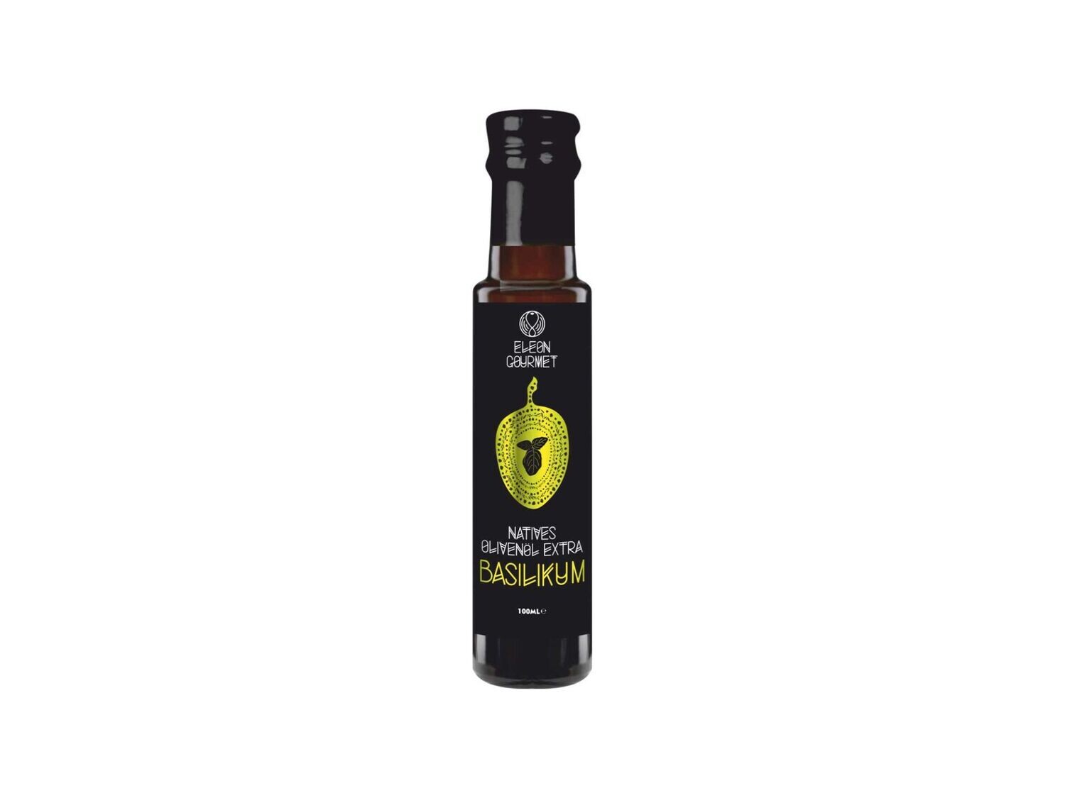 Eleon Gourmet, Natürlich aromatisiertes Olivenöl mit Basilikum, 100 ml in Flasche
(Grundpreis 89,00 € / 1 L)