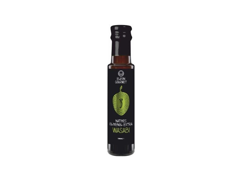 Eleon Gourmet, Natürlich aromatisiertes Olivenöl mit Wasabi, 100 ml in Flasche (Grundpreis 89.00 € / 1 L)
