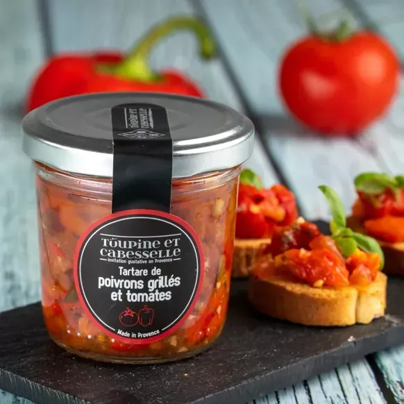 Gegrillter Paprika-Tomaten-Tartar, 180 g Grundpreis 124,20 € / 1KG