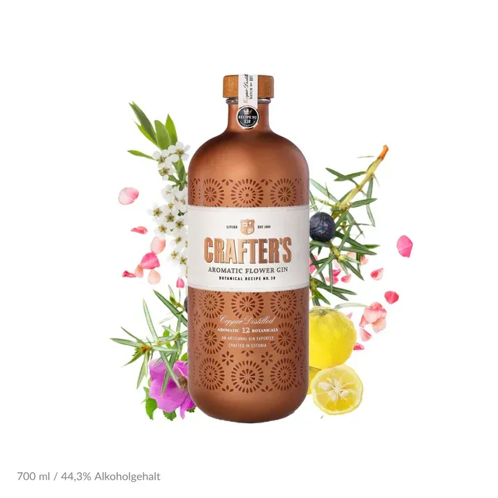 Crafter`s Aromatic Flower Gin, 500 ml. Grundpreis 53,90 € / pro l Crafter`s Aromatic Flower Gin, 500 ml. Grundpreis 53,90 € / pro l