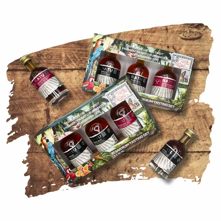 RATU Rum Miniaturen Set, 3 x 50 ml