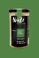 Nuzz, Cashews geröstet mit Schwarzwälder Schinken, 120g im Glas Grundpreis: €54,17 / Kilogramm Nuzz, Cashews geröstet mit Schwarzwälder Schinken, 120g im Glas Grundpreis: €54,17 / Kilogramm