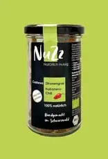 Nuzz, Geröstete Bio-Cashews Zitronengras-Habanero, 120g im Glas Grundpreis: €54,17 / Kilogramm Nuzz, Geröstete Bio-Cashews Zitronengras-Habanero, 120g im Glas Grundpreis: €54,17 / Kilogramm