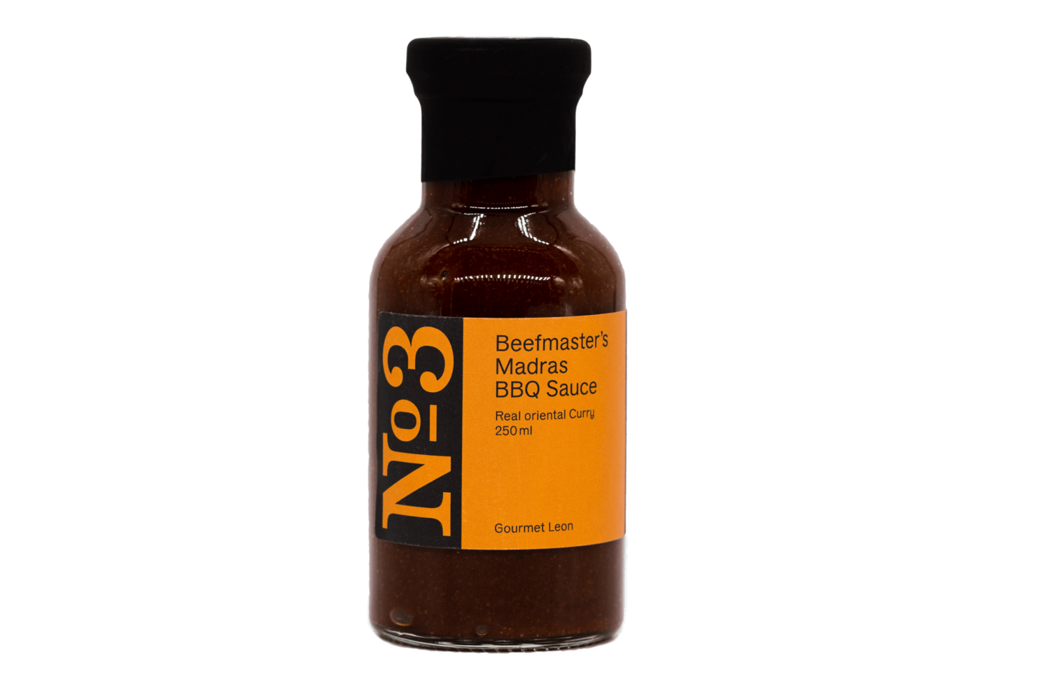 Gourmet Leon, Beefmasters Madras BBQ Sauce No 3,  250 ml (Grundpreis 32 EUR / 1 L)