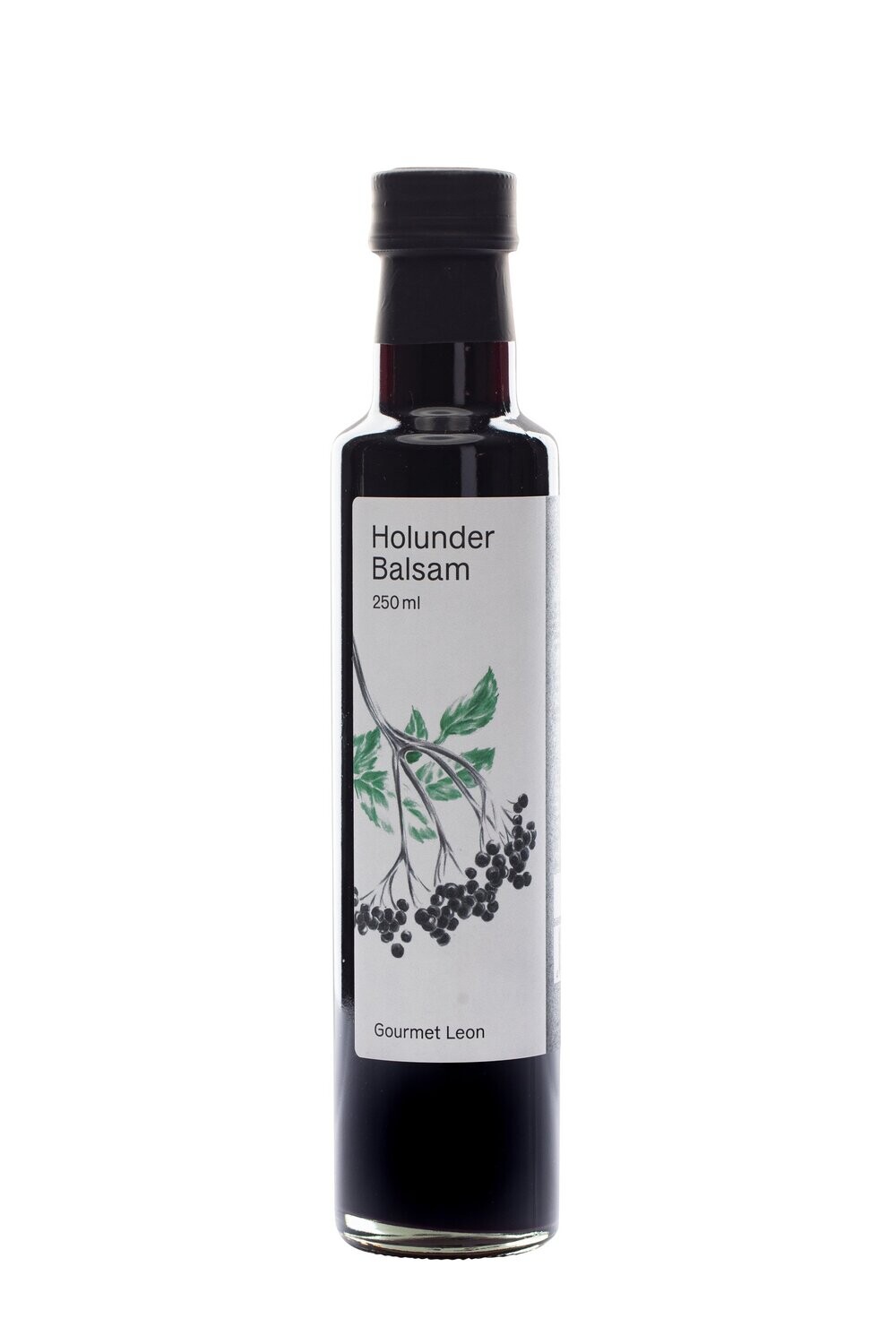 Gourmet Leon, Holunder Balsam, 250 ml in Flasche (Grundpreis 35,80 EUR / 1 L) Gourmet Leon, Holunder Balsam, 250 ml in Flasche (Grundpreis 35,80 EUR / 1 L)