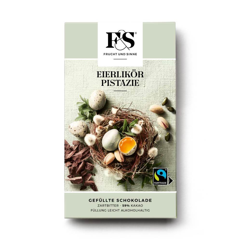 Gefüllte Schokolade, Eierlikör 80 g Gefüllte Schokolade, Eierlikör 80 g