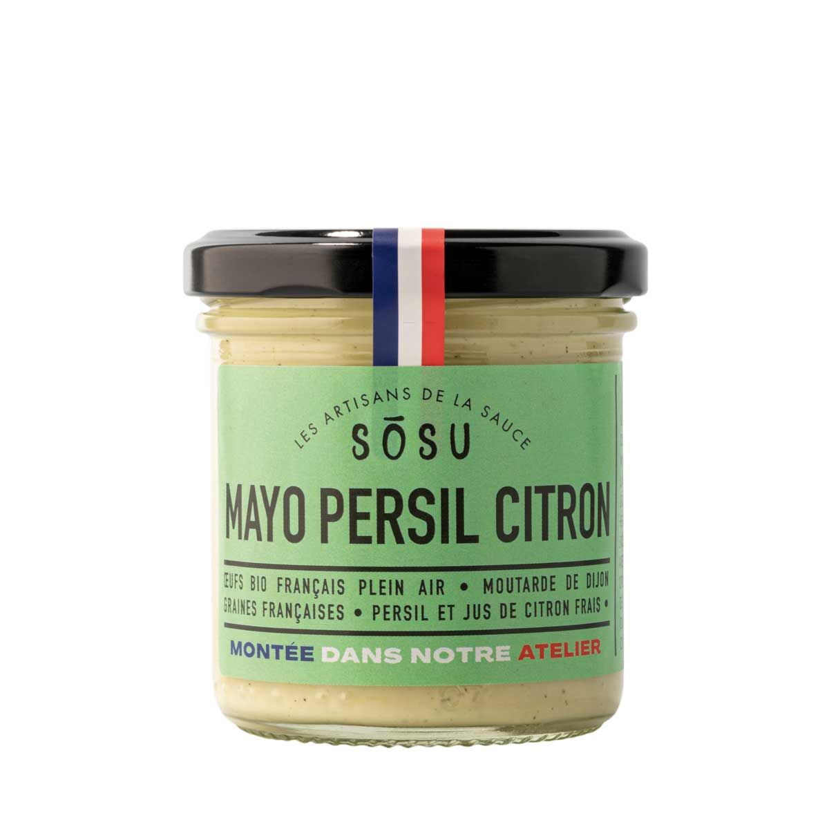 SOSU - Mayonnaise mit Petersilie und Zitrone 148 ml im Glas. 41,89€ / kg SOSU - Mayonnaise mit Petersilie und Zitrone 148 ml im Glas. 41,89€ / kg