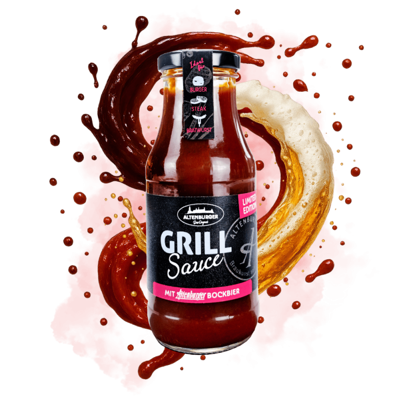 Grill Sauce Altenburger Bockbier, 250 ml (14,00 €/Liter) Grill Sauce Altenburger Bockbier, 250 ml (14,00 €/Liter)