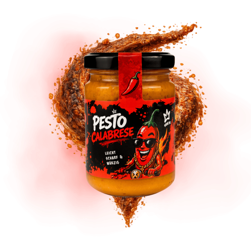 Pesto Calabrese, 135 ml im Glas 60,75€ / KG Pesto Calabrese, 135 ml im Glas 60,75€ / KG