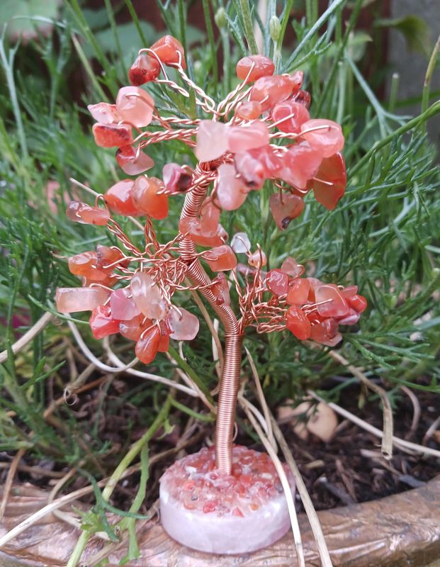 Small Carnelian Gem Tree (Only 1 available)