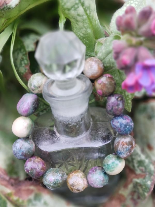 Chunky Ruby Fuchsite Bracelet  (Only 1 available)