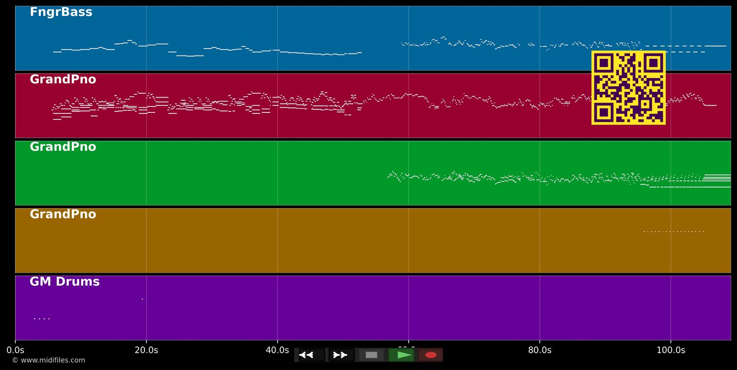Fugue - Emerson Lake &amp; Palmer (MIDI individual tracks)
