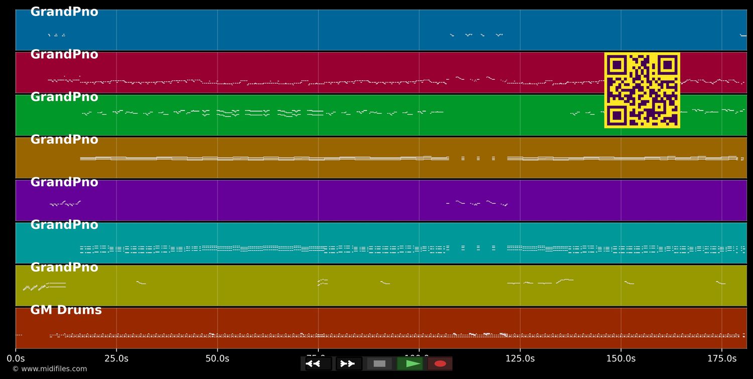 My Love Is A Tango - Guillermo Marchena (MIDI individual tracks)