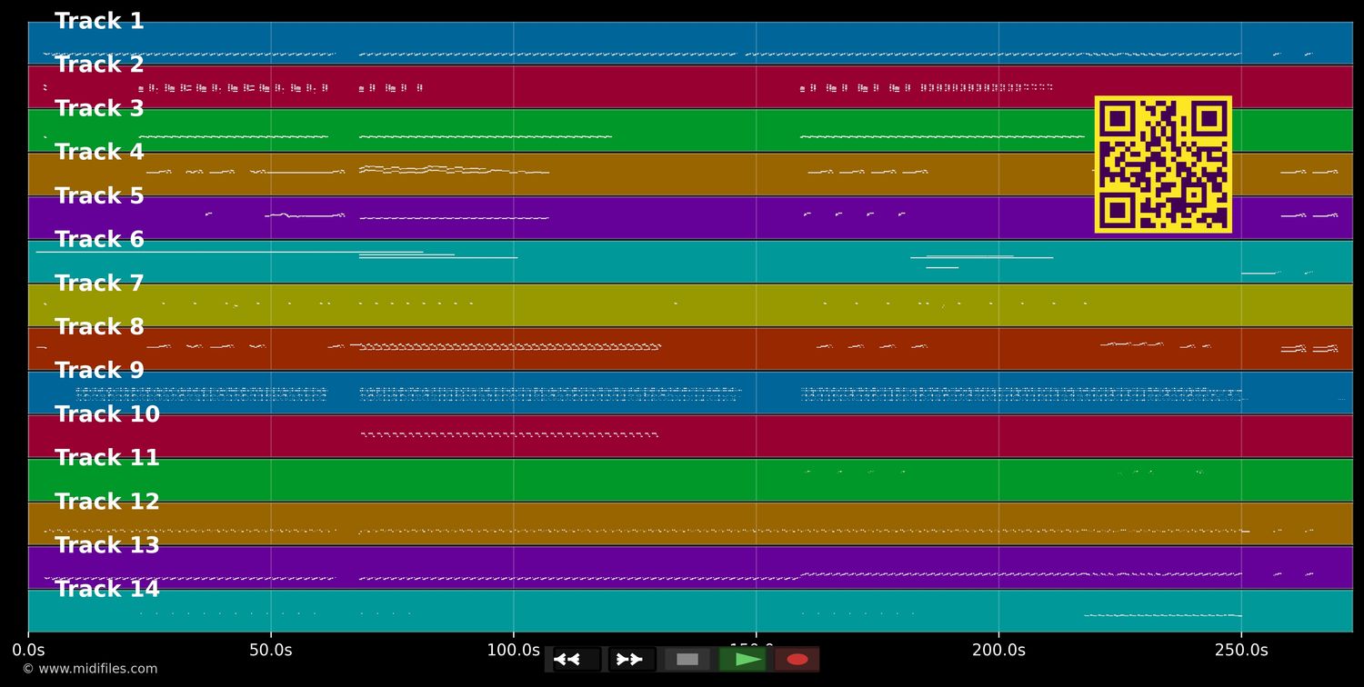 The Saint - Orbital (MIDI individual tracks)