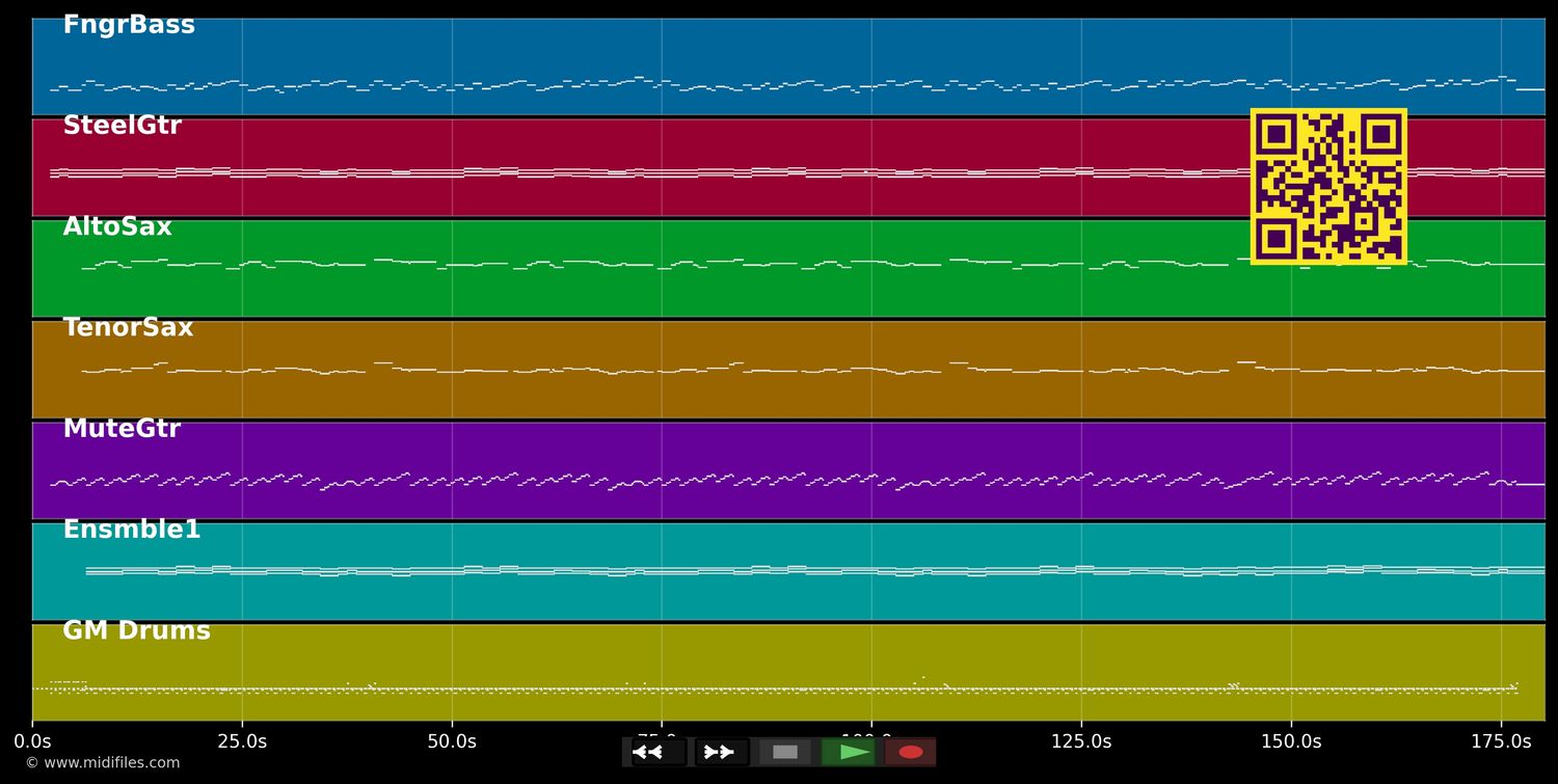 Home On The Range - Captain Cook (MIDI individual tracks)