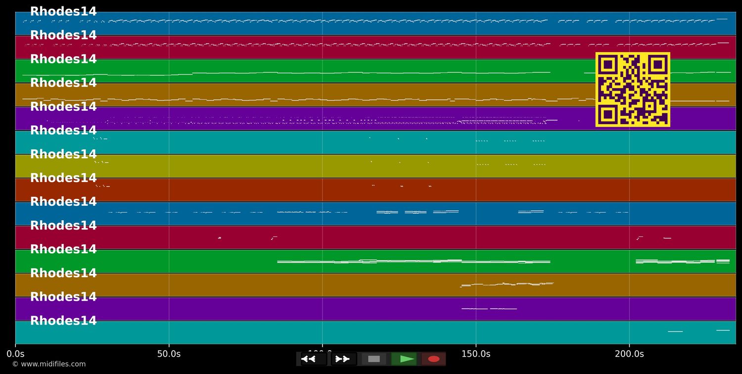 Nos fiançailles  - Nilda Fernandez (MIDI individual tracks)