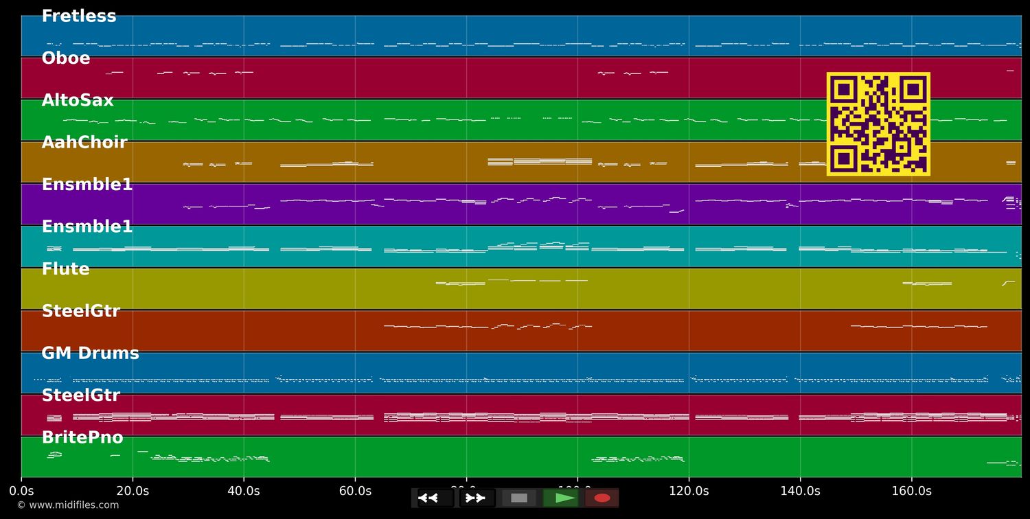 Tombe La Neige - Salvatore  Adamo (MIDI individual tracks)