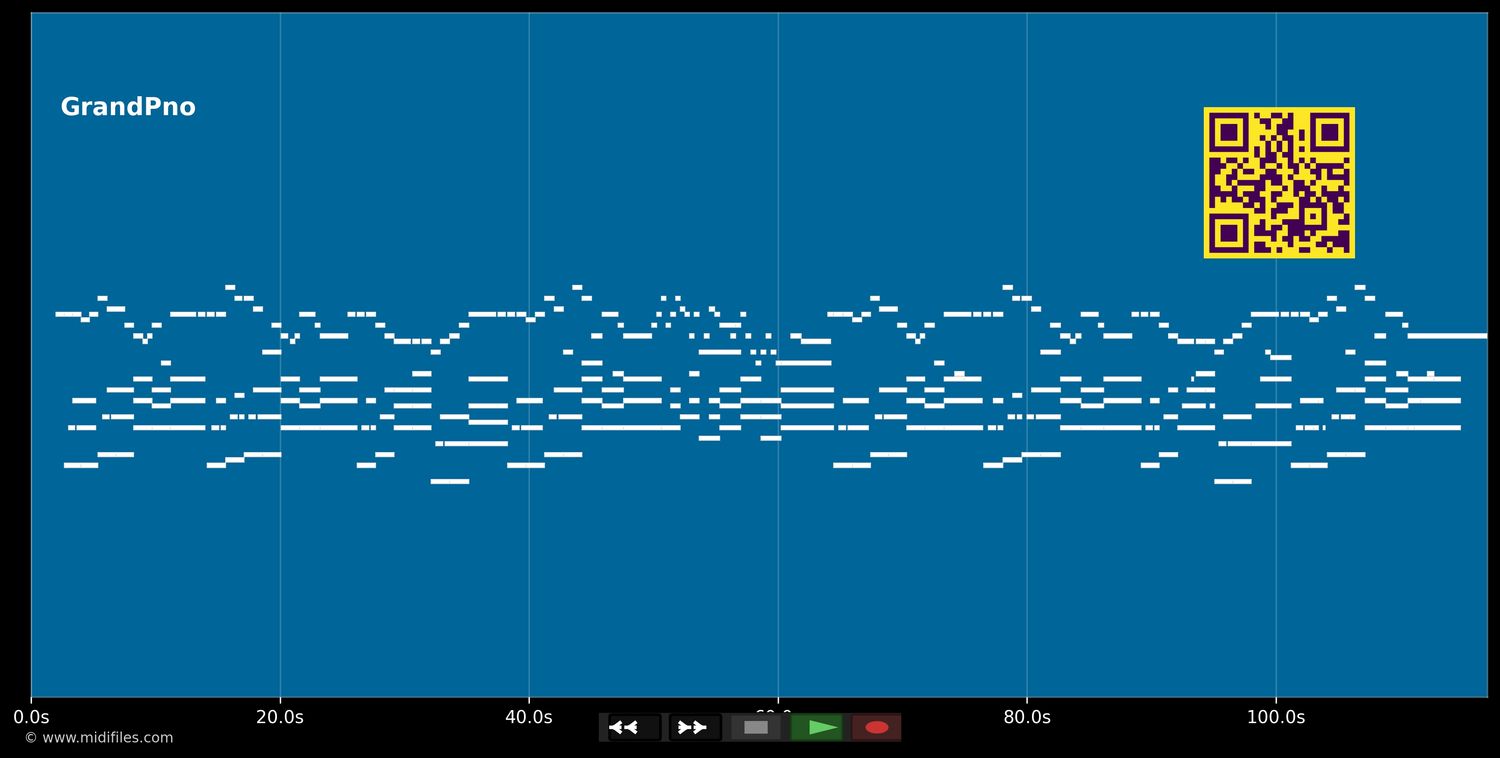 O Little Town of Bethlehem - Christmas Songs (MIDI individual tracks)