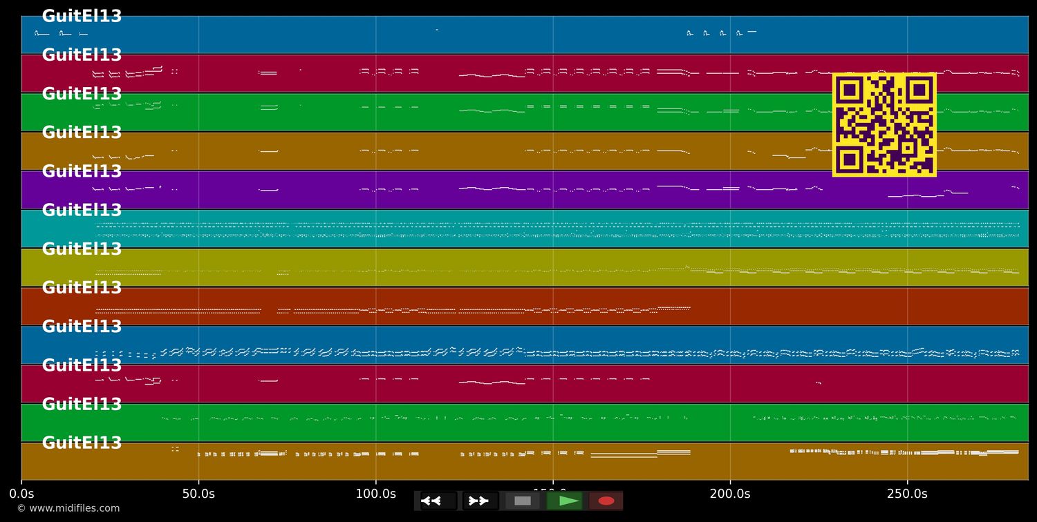 Sledge hammer - Peter Gabriel (MIDI individual tracks)