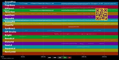 Je t'Aime - Michel Polnareff (MIDI individual tracks)