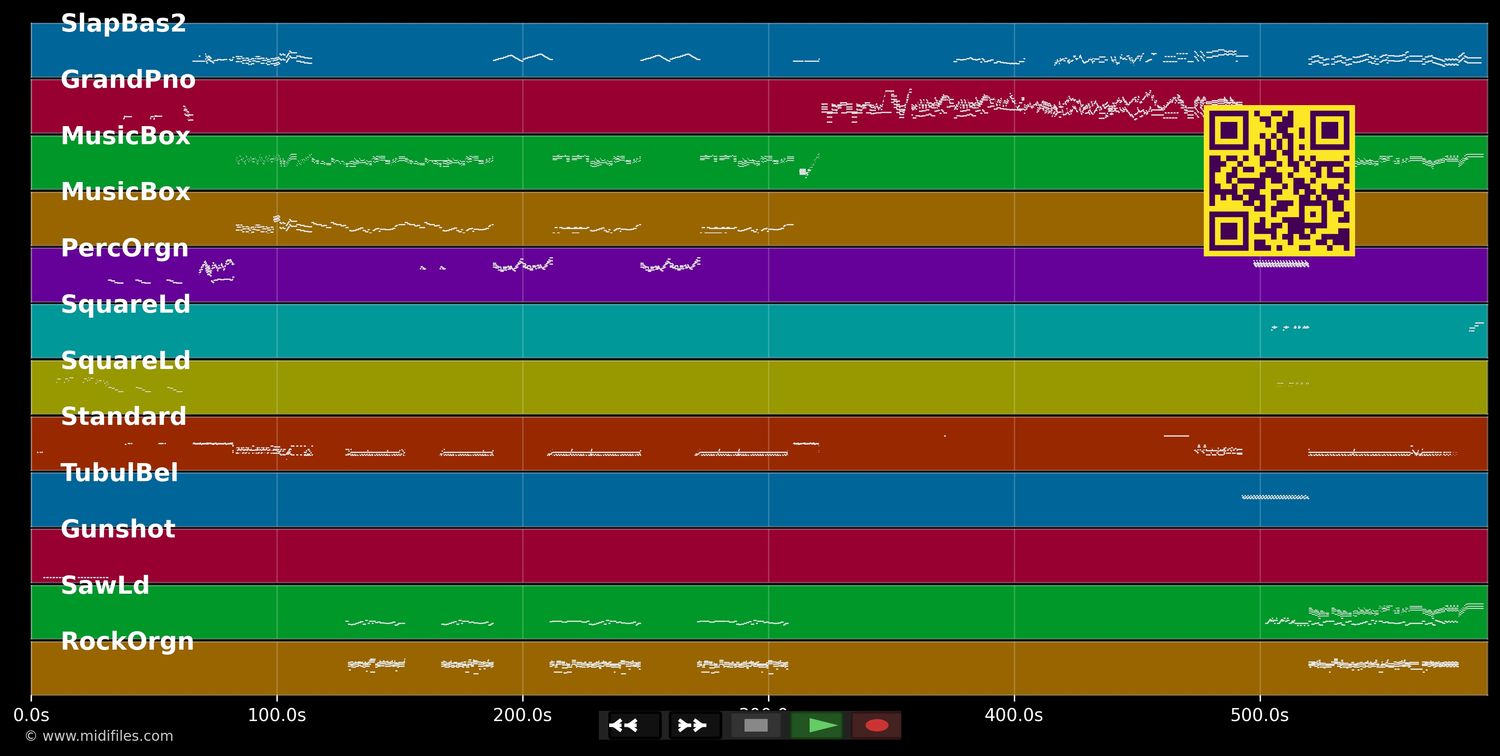 Endless Enigma - Emerson Lake &amp; Palmer (MIDI individual tracks)