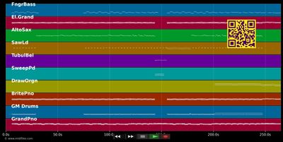 Somewhere Only We Know - Keane (MIDI GM individual tracks)