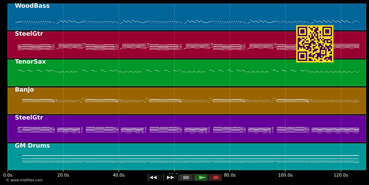 L'épervier (live 66) - Hugues Aufray (MIDI individual tracks)