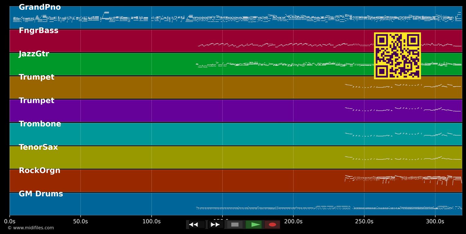 In the upper room - Nana Mouskouri (MIDI individual tracks)