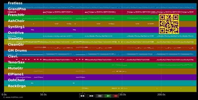 Ein Lied kann eine Brücke sein - Guildo Horn (MIDI individual tracks)