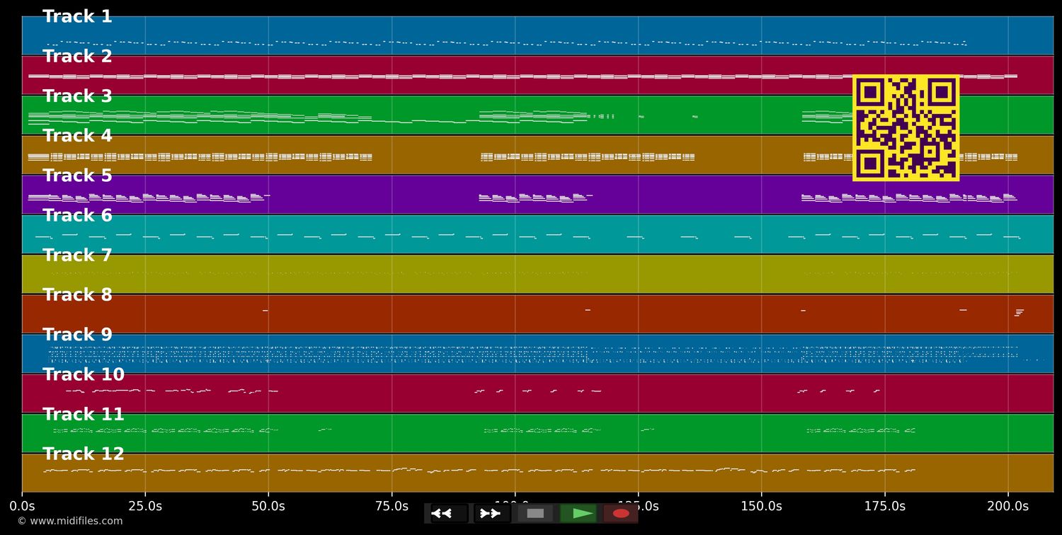 Walking Away - David Craig (MIDI individual tracks)