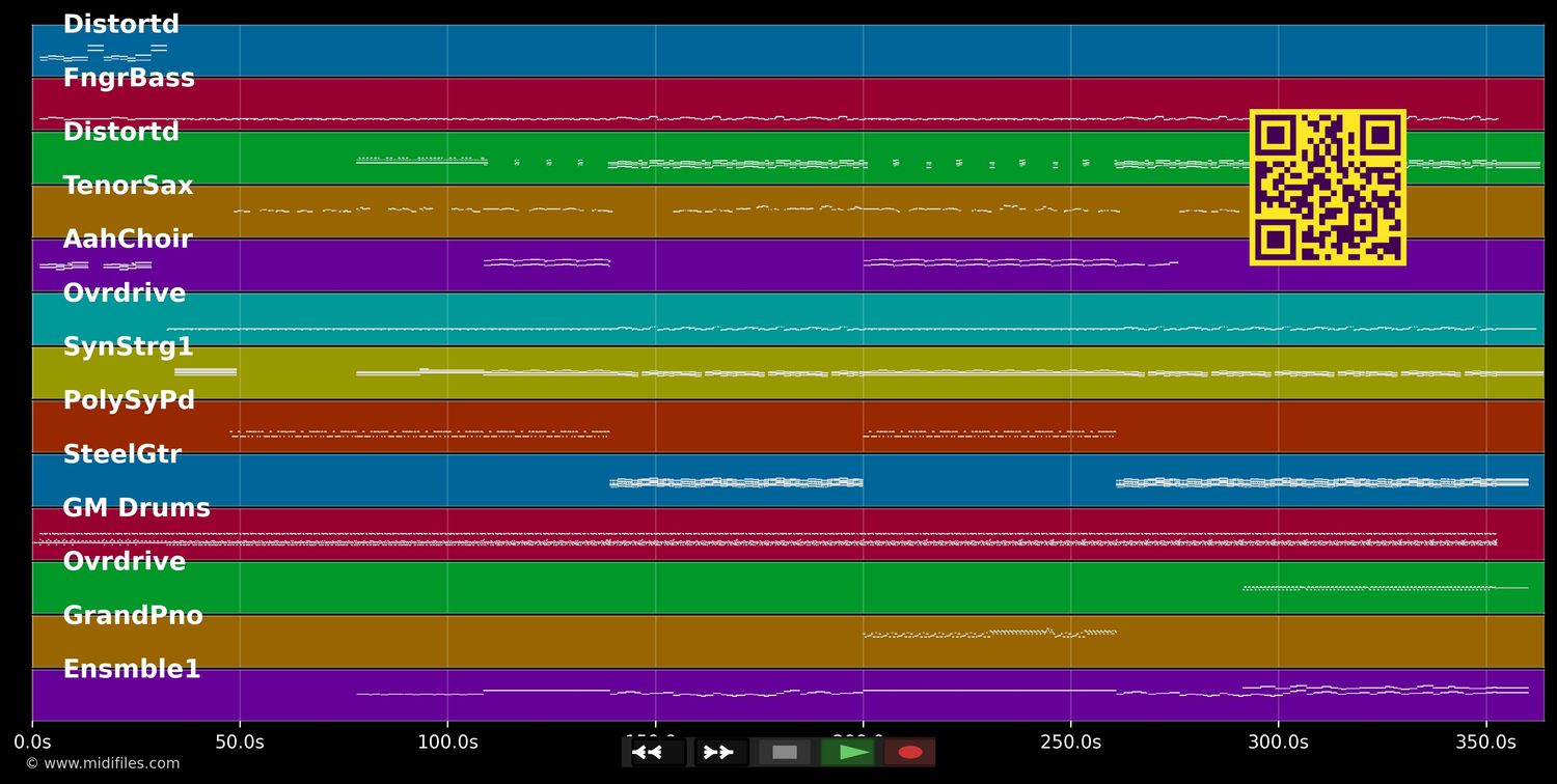 Xavier - Paradise Lost (MIDI individual tracks)