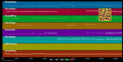 Trumpet Voluntary :Clarke  - Maurice André (MIDI individual tracks)