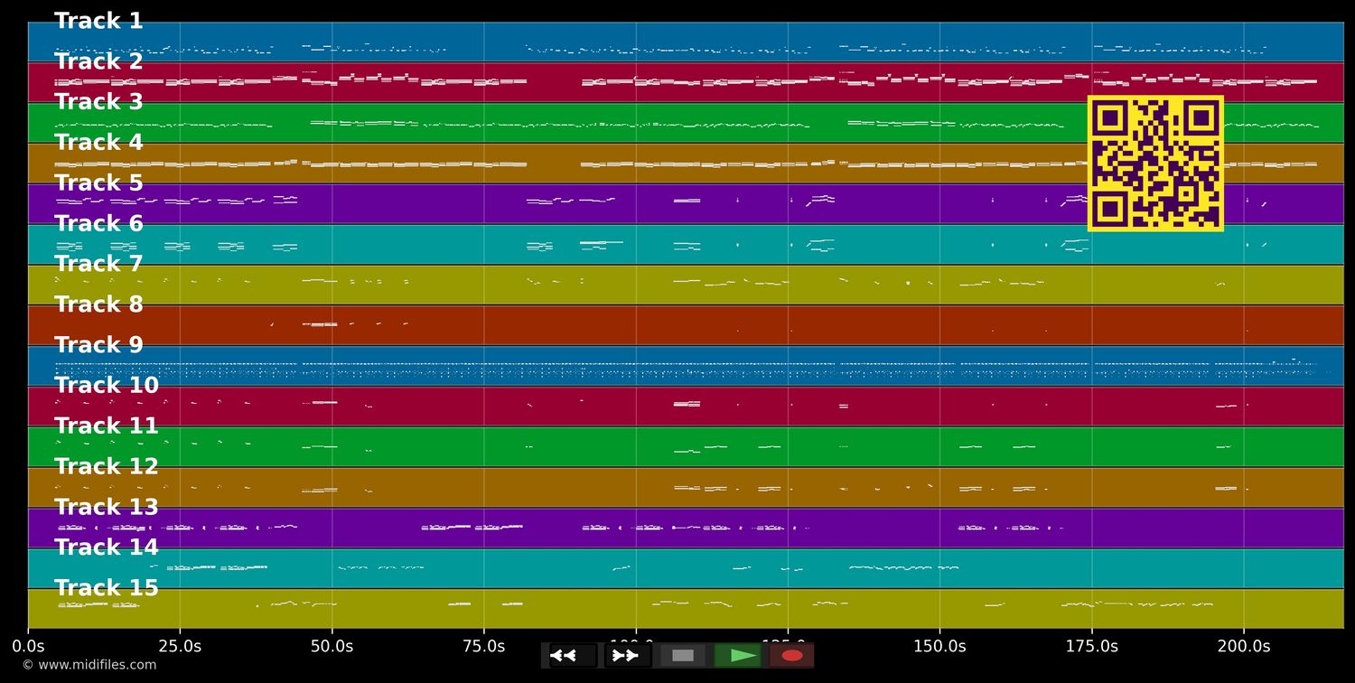A Night To Remember - Shalamar (MIDI individual tracks)
