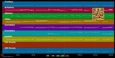 Summertime - Fausto Papetti (MIDI individual tracks)