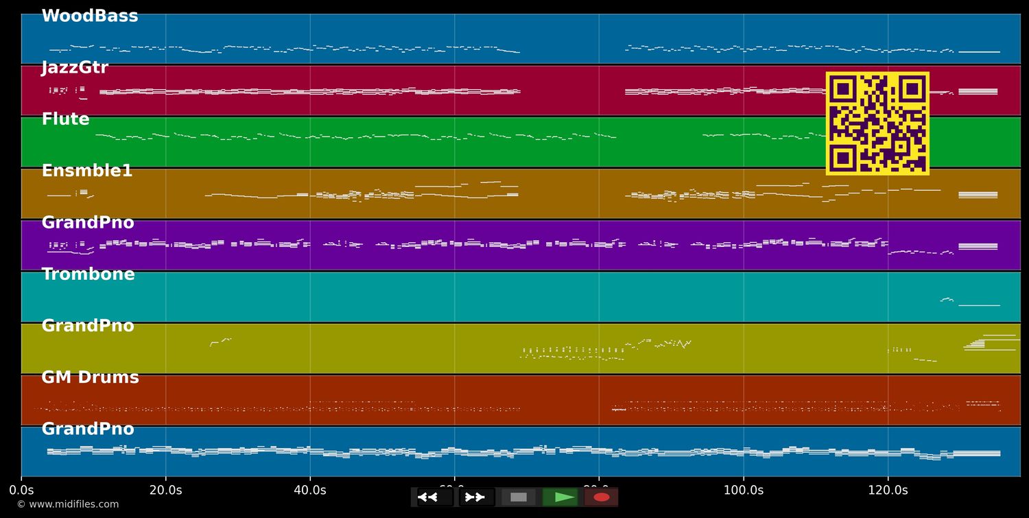 Let It Snow!  - Michael Bublé (MIDI individual tracks)